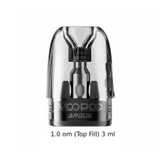 Картридж VooPoo Argus Top Fill, объём 3 мл, сопротивление 1,0 ОМ