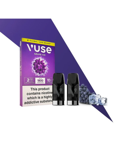 Картриджі VUSE Pro Nic Salts eLiquid Pods 10 мг (1%) Grape ice (виноград лід)