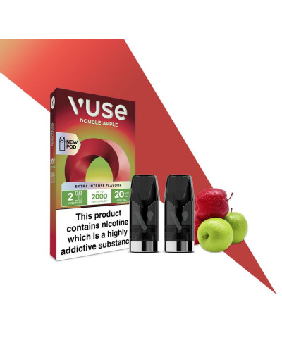 Картриджі VUSE Extra Intense Flavour Pods 20 мг (2%) Double Apple (подвійне яблуко)