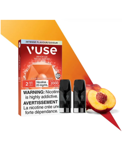 Картриджи VUSE Extra Intense Flavour Pods 20 мг (2%) Peach ice (персик лед)