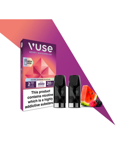 Картриджі VUSE Extra Intense Flavour Pods 20 мг (2%) Berry watermelon (ягоди кавун)