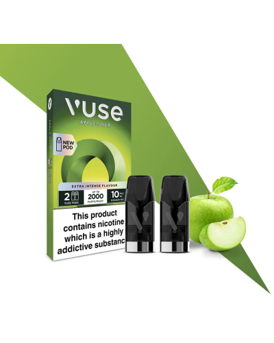 Картриджи VUSE Extra Intense Flavour Pods 10 мг (1%) Apple sour (кислое яблоко)
