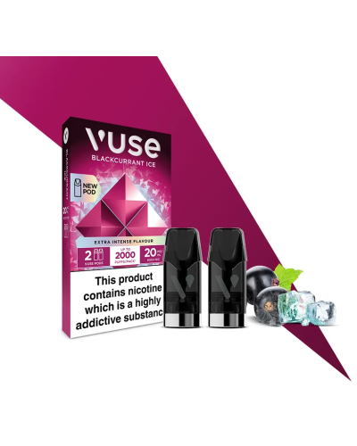 Картриджі VUSE Extra Intense Flavour Pods 20 мг (2%) Blackcurrant ice (чорна смородина лід)
