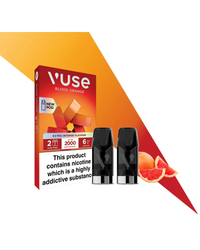 Картриджи VUSE Extra Intense Flavour Pods 6 мг (0,6%) Blood orange (красный апельсин)