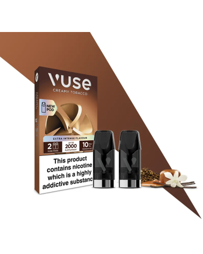 Картриджі VUSE Extra Intense Flavour Pods 10 мг (1%) Creamy tobacco (вершки табак)