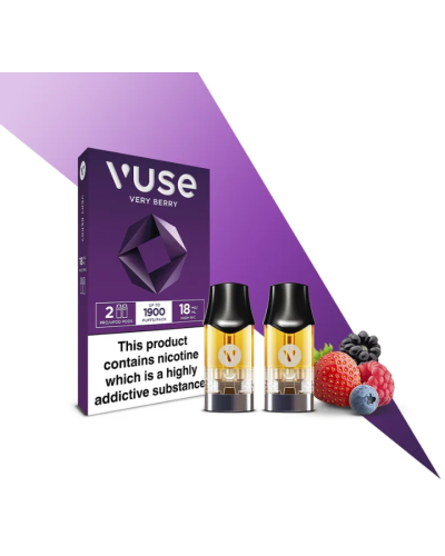 Картриджі VUSE Pro Nic Salts eLiquid Pods 18 мг (1,8%) Very berry (соковиті ягоди)