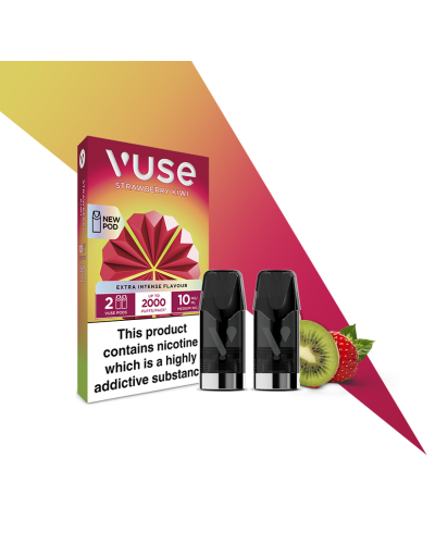 Картриджі VUSE Extra Intense Flavour Pods 10 мг (1%) Strawberry kiwi (полуниця ківі)
