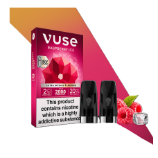 Картриджи VUSE Extra Intense Flavour Pods 20 мг (2%) Raspberry ice (малина лед)