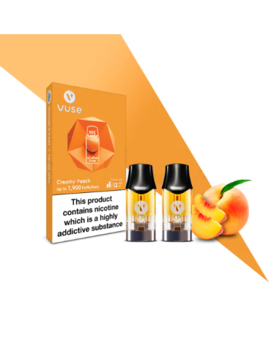 Картриджі VUSE 12 мг (1,2%) Creamy Peach (вершки персик)