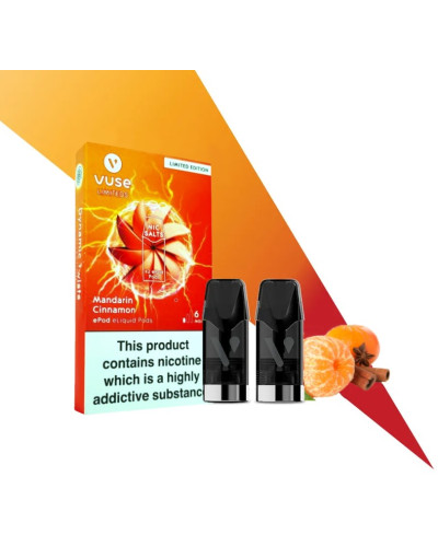 Картриджі VUSE ePod Nic Salts eLiquid Pods LIMITED EDITION 6 мг (0,6%) Mandarin Cinnamon (мандарин з корицею)