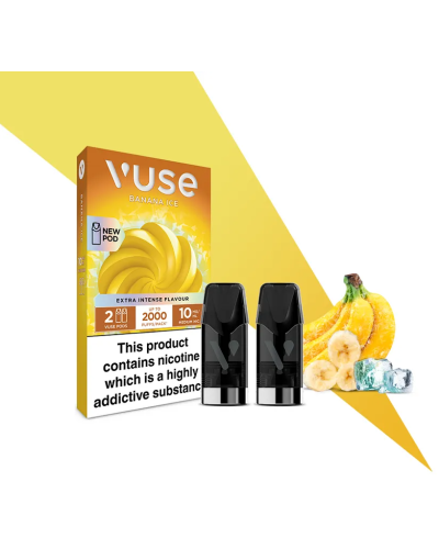 Картриджі VUSE Extra Intense Flavour Pods 10 мг (1%) Banana ice (Банан лід)