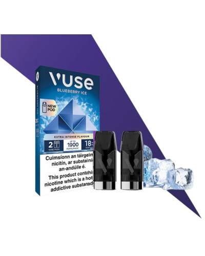 Картриджи VUSE Pro Nic Salts eLiquid Pods 18 мг (1,8%) Blueberry Ice (черника лед)