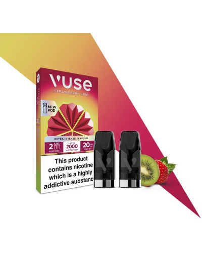 Картриджі VUSE Extra Intense Flavour Pods 20 мг (2%) Strawberry kiwi (Полуниця ківі)