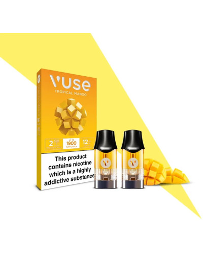 Картриджі VUSE Pro Nic Salts eLiquid Pods 12 мг (1,2%) Tropical mango (тропічний манго)