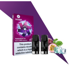 Картриджі VUSE ePod Nic Salts eLiquid Pods 12 мг (1,2%) Passionfruit ice (маракуйя лід)