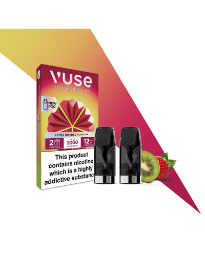 Картриджі VUSE Extra Intense Flavour Pods 12 мг (1.2%) Strawberry kiwi (Полуниця ківі)