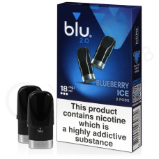 Картриджі Blu 2.0 18 мг Blueberry Ice (чорниця лід)