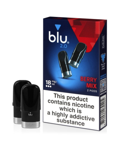 Картриджі Blu 2.0 18 мг Berry Mix (ягідний мікс)