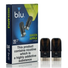 Картриджі Blu 2.0 18 мг Green Apple (яблуко)