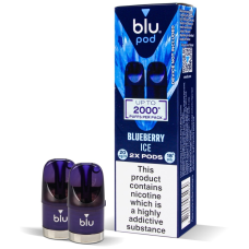 Картриджі Blu Bar Pod Blueberry Ice (чорниця лід) 20мг