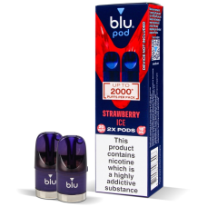 Картриджі Blu Bar Pod Strawberry Ice (Полуниця лід) 20мг