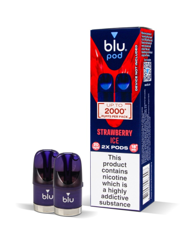 Картриджі Blu Bar Pod Strawberry Ice (Полуниця лід) 20мг