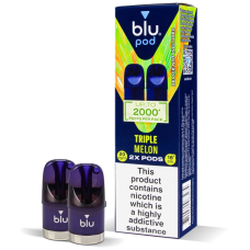 Картриджі Blu Bar Pod Triple Melon (Потрійна Диня) 20мг