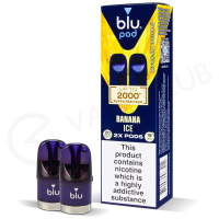 Картриджі Blu Bar Pod  Banana Ice (Банан лід) 20мг