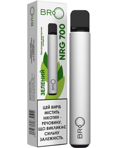 Одноразка BRO Energy 700 Зеленый (Табак Virginia Gold)