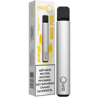 Одноразка BRO Energy 700 Жовтий (Тютюн Red Virginia та Oriental)