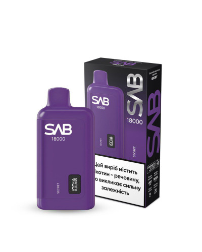 Одноразка SAB 18000 Secret (виноградна жуйка)