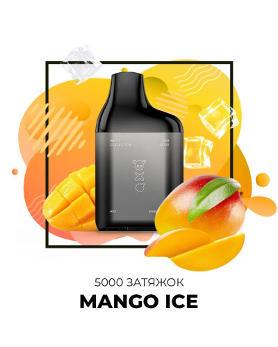 Одноразка SAB 5000 затяжок №52 Mango Ice зі смаком манго лід (Протермінований)