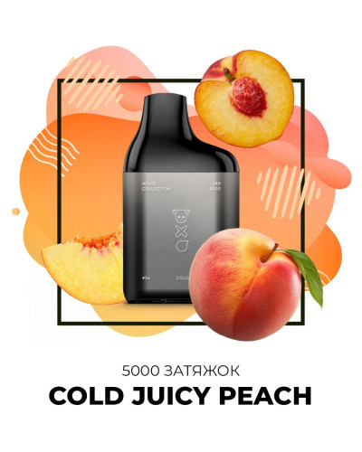 Одноразка SAB 5000 затяжок №54 Cold Juicy peach зі смаком крижаного персика (Протермінований)
