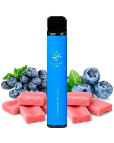Одноразка ELF BAR 1500 "Blueberry Bubble Gum" со вкусом черничная жвачка