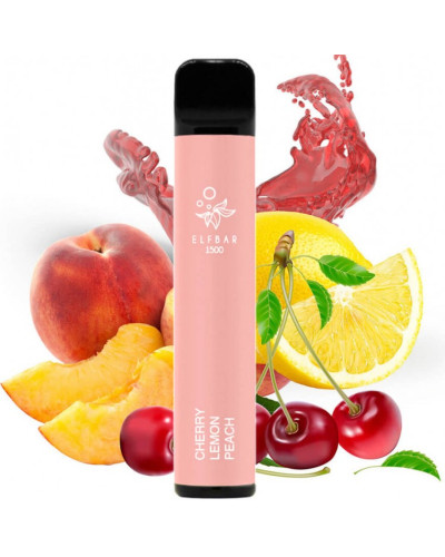 Одноразка ELF BAR 1500 "Cherry Lemon Peach" зі смаком вишня лимон персик