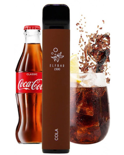 Одноразка ELF BAR 1500 "Cola" со вкусом Кола