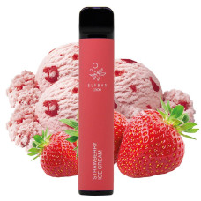 Одноразка ELF BAR 1500 "Strawberry Ice Cream" зі смаком полуничне морозиво