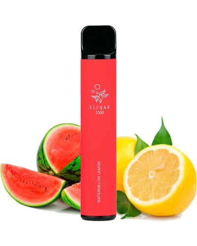 Одноразка ELF BAR 1500 "Watermelon Lemon" зі смаком кавун лимон