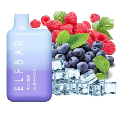 Одноразка ELF BAR BC 4000 "Blue razz ice" со вкусом синяя малина лед