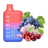Одноразка ELF BAR BC 4000 "Sakura Grape" зі смаком сакура виноград