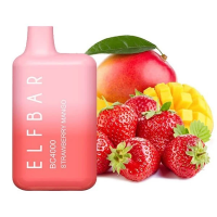 Одноразка ELF BAR BC 4000 "Strawberry Mango" зі смаком полуниця манго