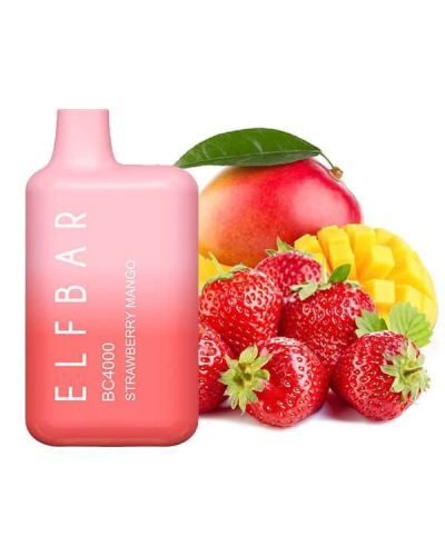 Одноразка ELF BAR BC 4000 "Strawberry Mango" со вкусом клубника манго