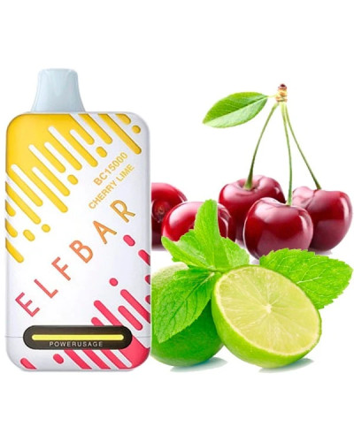 Одноразка ELF BAR BC 15000 затяжек "Cherry Lime" со вкусом вишня лайм