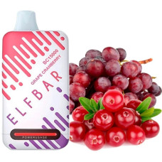 Одноразка ELF BAR BC 15000 затяжок "Grape cranberry" зі смаком виноград журавлина