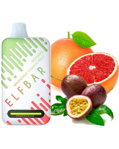 Одноразка ELF BAR BC 15000 затяжек "Grapefruit passion fruit" со вкусом грейпфрут маракуйя