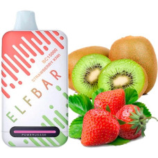 Одноразка ELF BAR BC 15000 затяжок "Strawberry Kiwi" зі смаком полуниця ківі