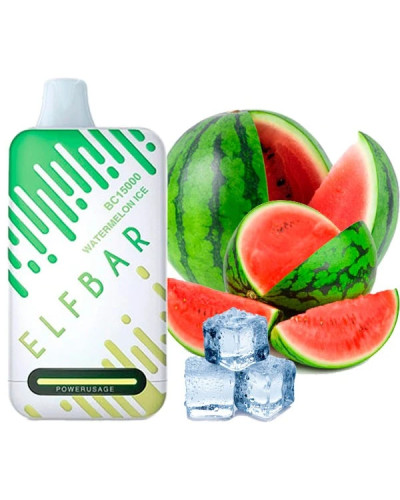 Одноразка ELF BAR BC 15000 затяжок "Watermelon Ice" зі смаком кавун лід