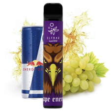Одноразка ELF BAR LUX 1500 "Grape energy" зі смаком виноградного енергетика