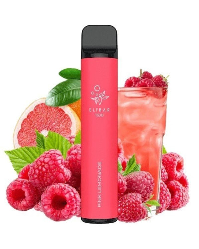 Одноразка ELF BAR 1500 "Pink Lemonade" зі смаком малина грейпфрут лимонад