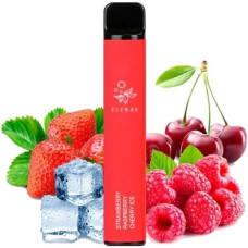 Одноразка ELF BAR 1500 "Strawberry Raspberry Cherry Ice" зі смаком полуниця малина вишня лід